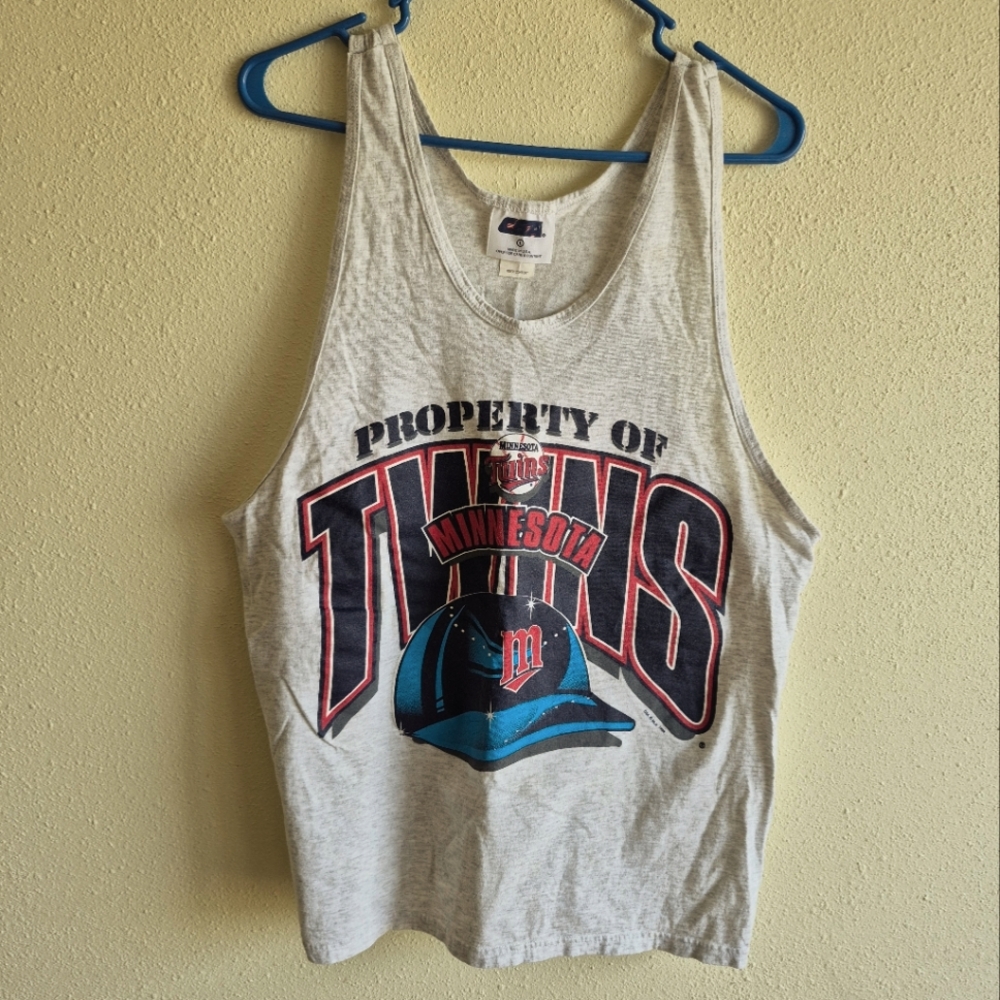 Vintage Mens Minnesota Twins Tank Size Large